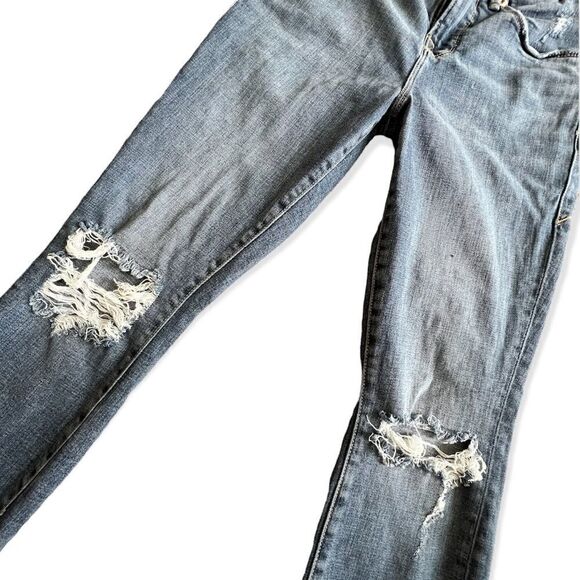 Good American Good Legs Distressed Crop Jeans - Picture 5 of 11
